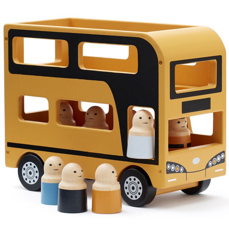 Bus à impériale jaune Aiden Kid's Concept