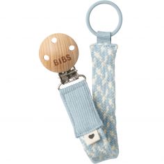 Attache tétine Baby blue-Ivory - BIBS