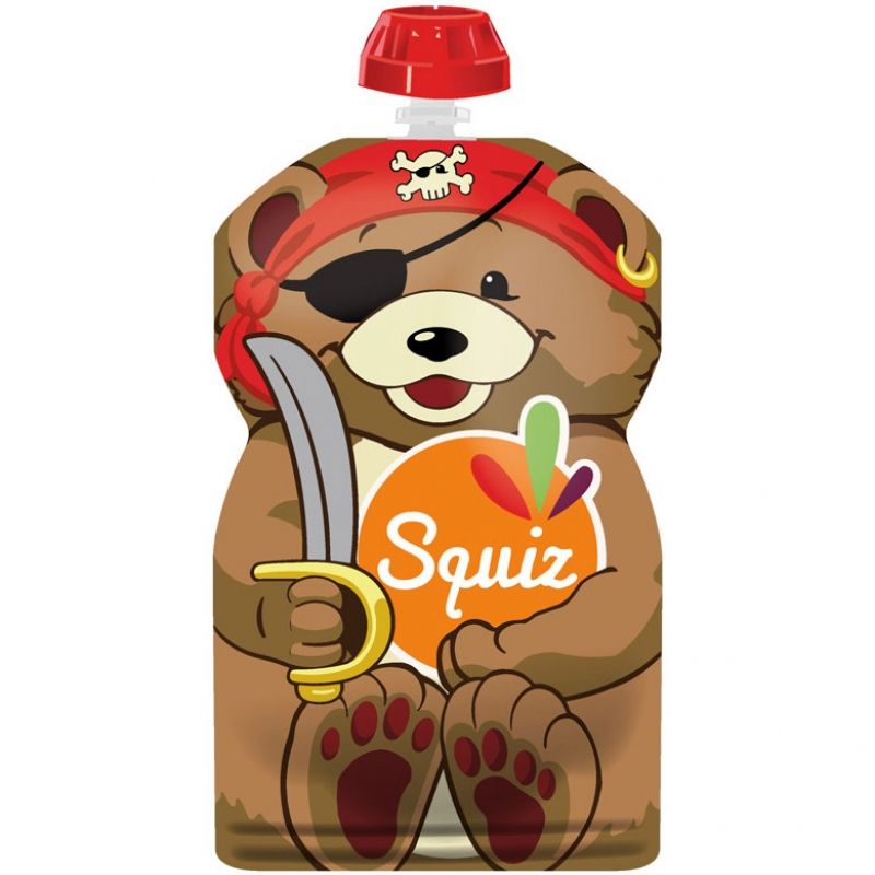 Gourde réutilisable Ours Carnaval (130 ml) Squiz