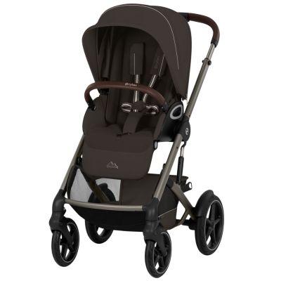Poussette tout-terrain Talos S Lux 2026 avec nacelle souple Chocolate Brown Cybex