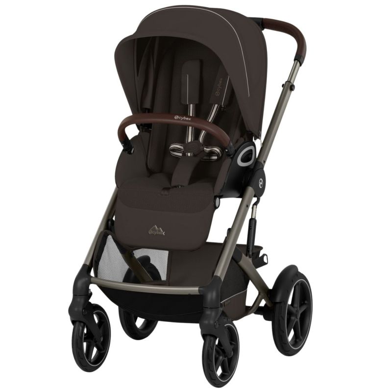 Poussette tout-terrain Talos S Lux 2026 avec nacelle souple Chocolate Brown Cybex Produit 1