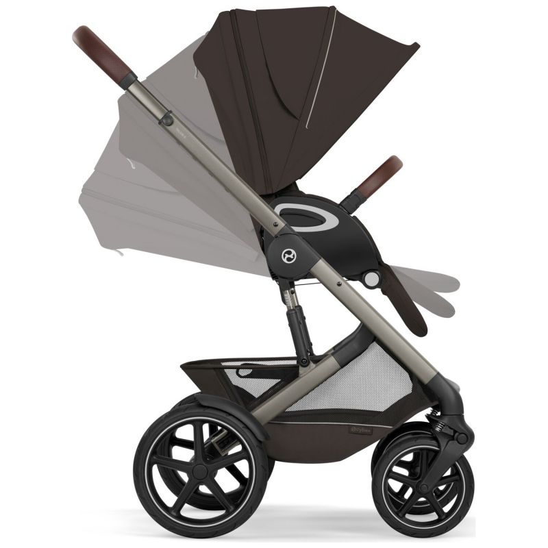 Poussette tout-terrain Talos S Lux 2026 avec nacelle souple Chocolate Brown Cybex Produit 8