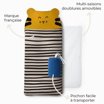 Sac de couchage Tigre (7-10 ans) Les petites billes