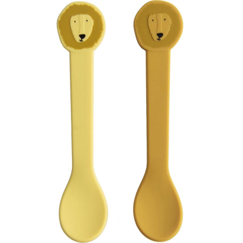Lot de 2 cuillères en silicone Mr. Lion Trixie