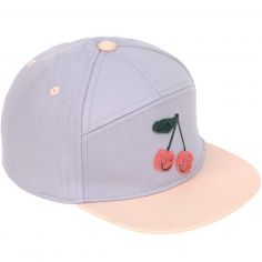 Casquette visière plate Cerise lilas-pêche (1-2 ans) - Lässig 