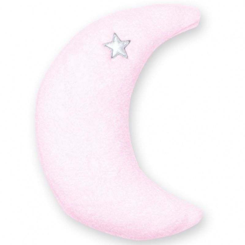 Coussin softy Lune honey rose cristal (30 cm) Bemini