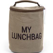Sac isotherme My lunchbag toile kaki  par Childhome