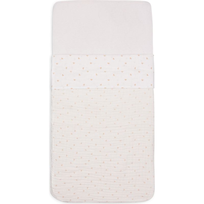 Drap de berceau en coton Harvest (75 x 100 cm) Jollein Produit 1 grande taille