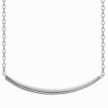 Bracelet chaîne Linear arc (argent 925°)  par Coquine