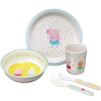 Coffret repas baby Peppa Pig (5 pièces)
