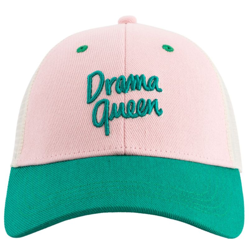 Casquette adulte trucker Drama Queen rose et vert (tour de tête 56-61 cm) Chamaye Produit 3