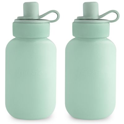 Lot de 2 gourdes alimentaires Cambridge Blue (2 x 150 ml) Mushie