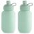 Variation Vert d'eau du produit Lot de 2 gourdes alimentaires Cambridge Blue (2 x 150 ml) de la marque Mushie