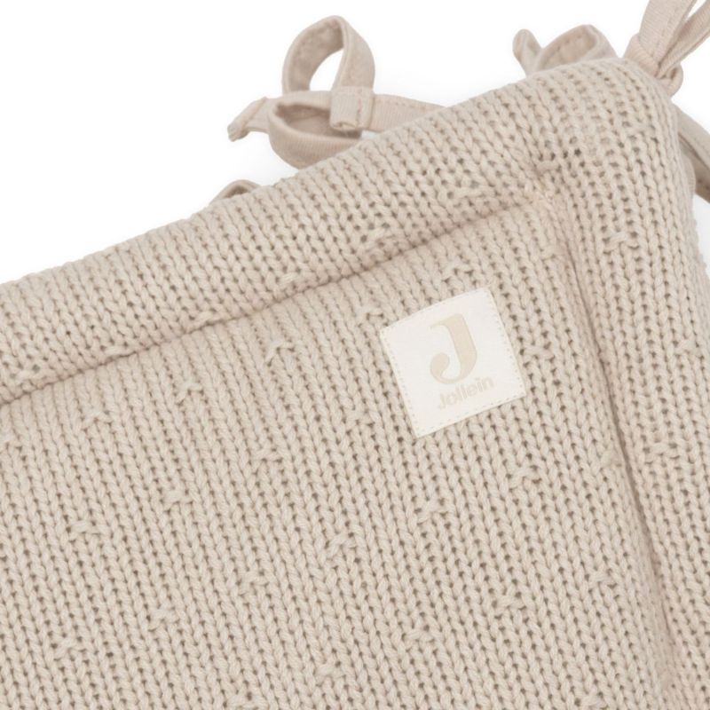 Tour de lit Sprinkle Knit Sand (pour lits 60 x 120 ou 70 x 140 cm) Jollein Produit 4