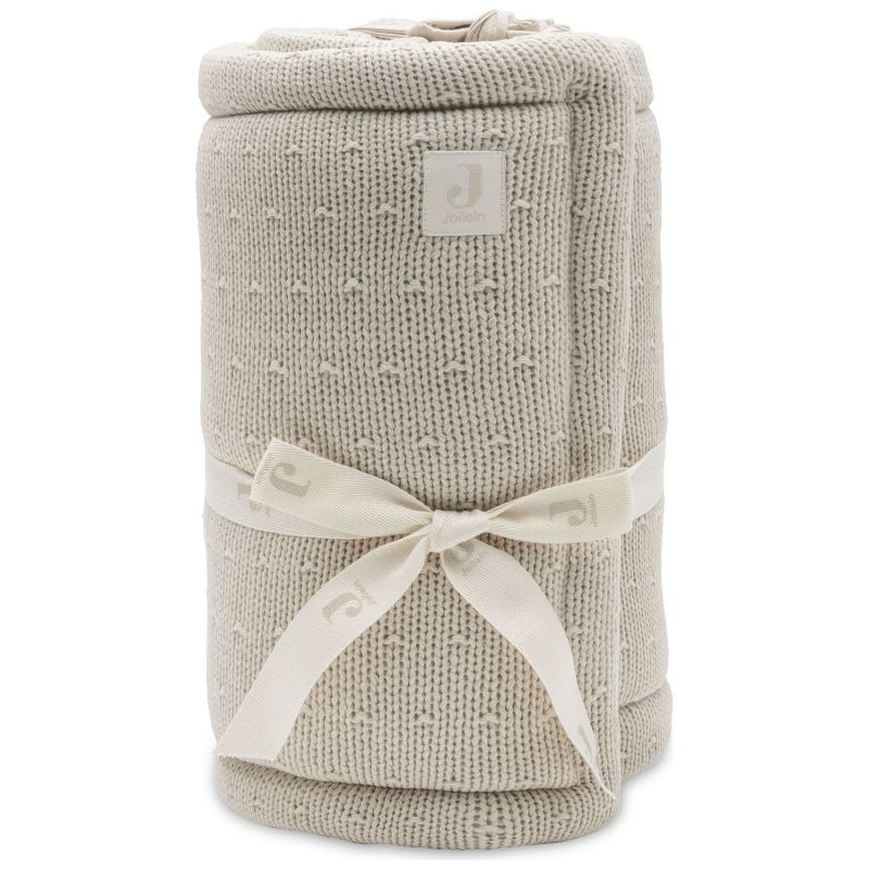 Tour de lit Sprinkle Knit Sand (pour lits 60 x 120 ou 70 x 140 cm) Jollein Produit 5