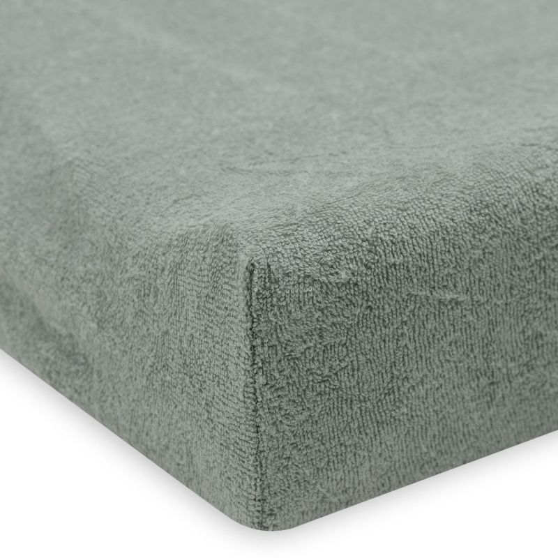 Lot de 2 housses de matelas à langer en éponge Sea Green-Ivory (50 x 70 cm) Jollein Produit 5