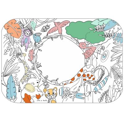Coloriage géant Coloriboard Jungle (6 pièces)