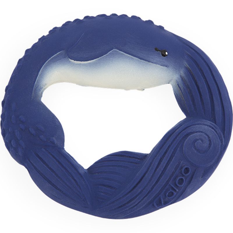 Anneau de dentition en caoutchouc naturel baleine Petit Calme Kaloo