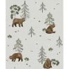 Papier peint Mountain & bears (50 cm x 10 m) - Lilipinso