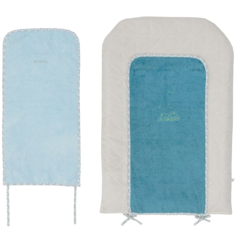 Matelas à langer Louis et Scott + 2 serviettes (45 x 70 cm) Noukie's