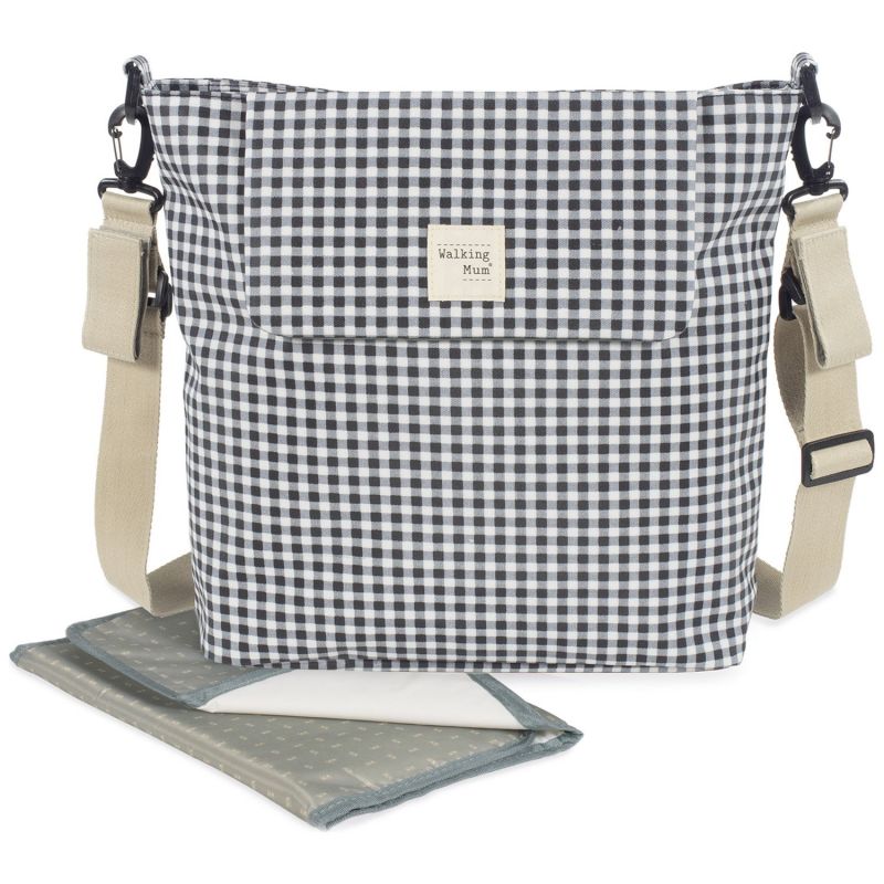 Sac a Langer I Love Vichy Noir Walking Mum Produit 2