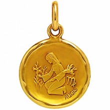 Médaille cachet Vierge (or jaune 750°)  par Maison Augis