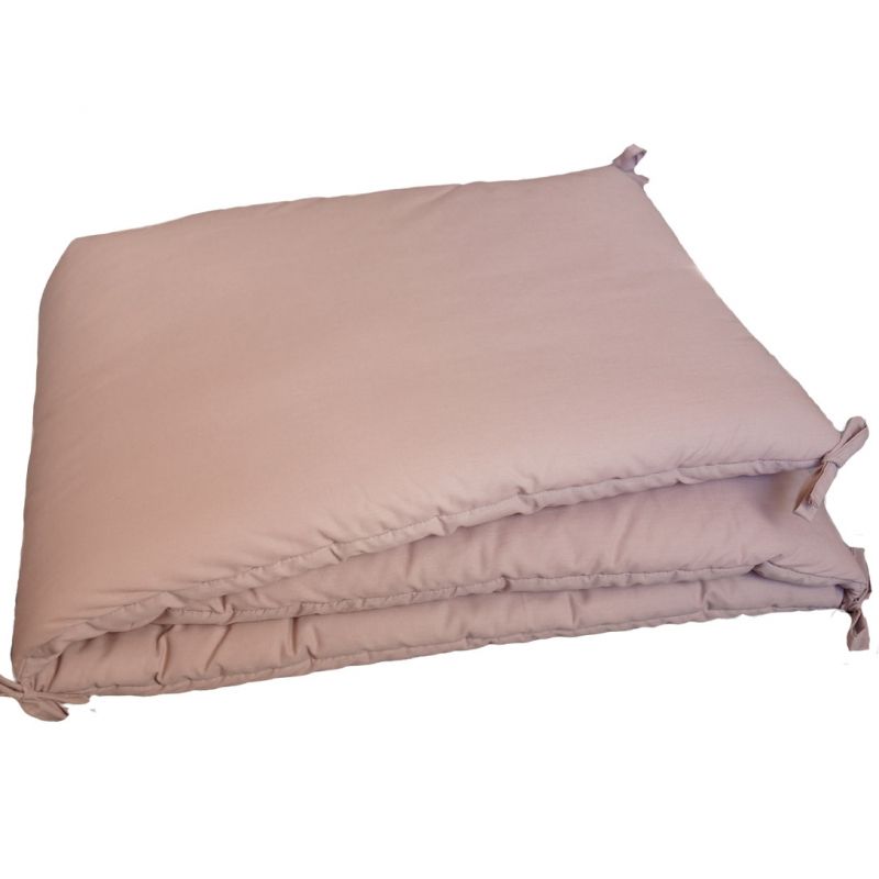 Tour de lit vieux rose (pour lit 60 x 120 cm) Luciole et Cie