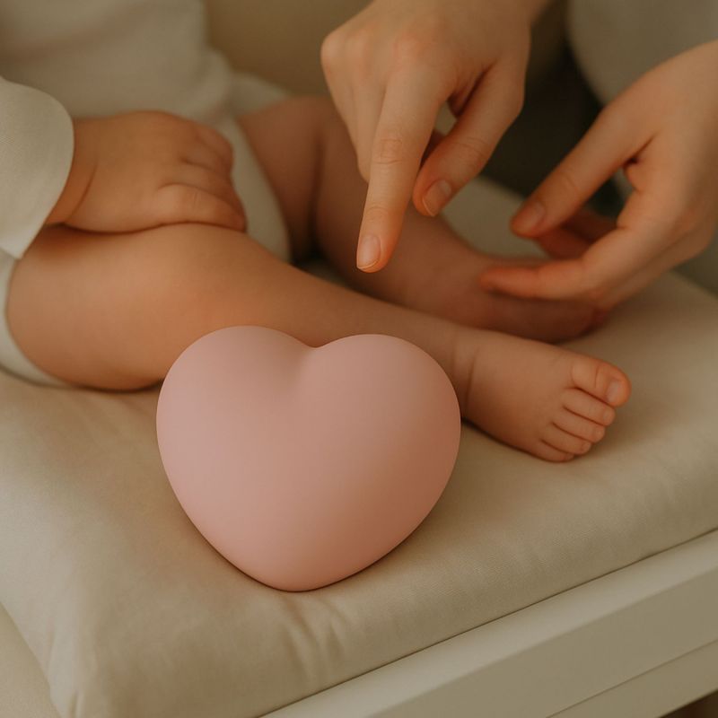 Veilleuse d’allaitement tactile Ruby vieux rose FLOW Ambiance 8