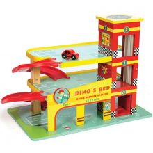 Garage rouge de Dino  par Le Toy Van