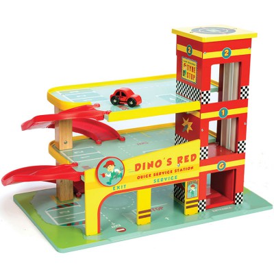 Garage rouge de Dino Le Toy Van