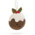 Pudding de Noël à suspendre (13 cm) - Jellycat