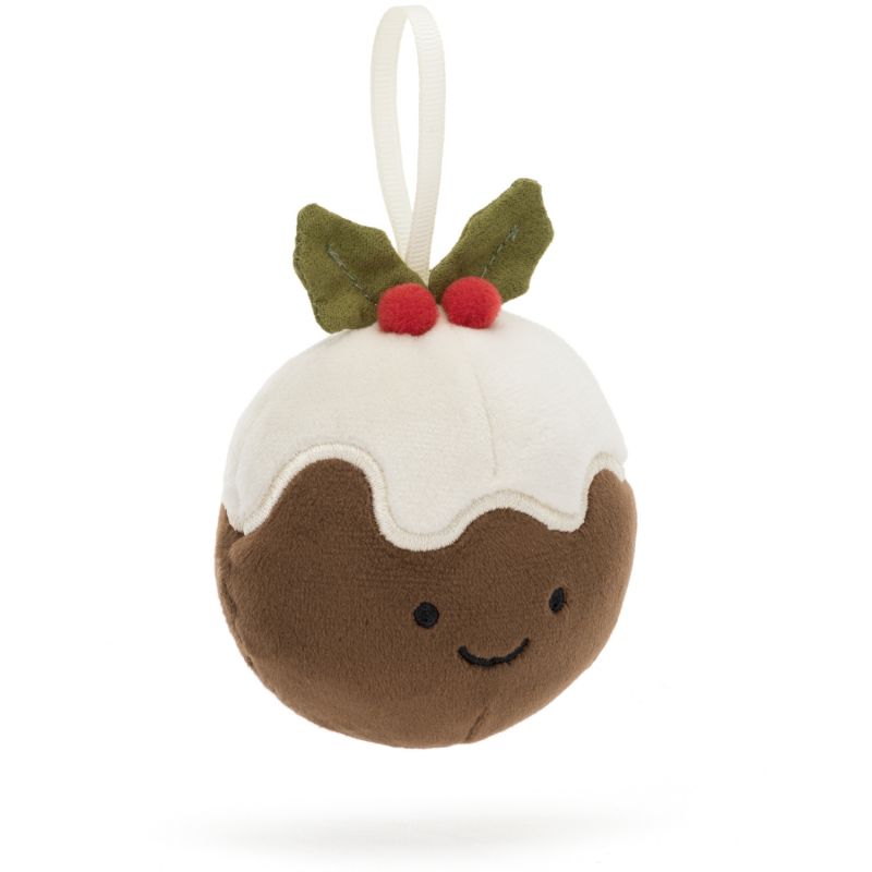 Pudding de Noël à suspendre (13 cm) Jellycat