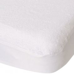 Protège matelas imperméable Cajou Blanc (60 x 120 cm) - Mon P'tit Dodo