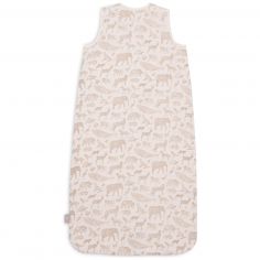 Gigoteuse légère en gaze de coton Animals Nougat (6-18 mois)