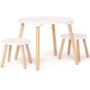 Ensemble table et tabourets Blanc - Kid's Concept