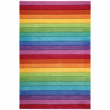 Tapis Smart Stripe rayures multicolores (150 x 220 cm)  par Smart Kids