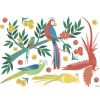 Planche de stickers Les perroquets  par Lilipinso