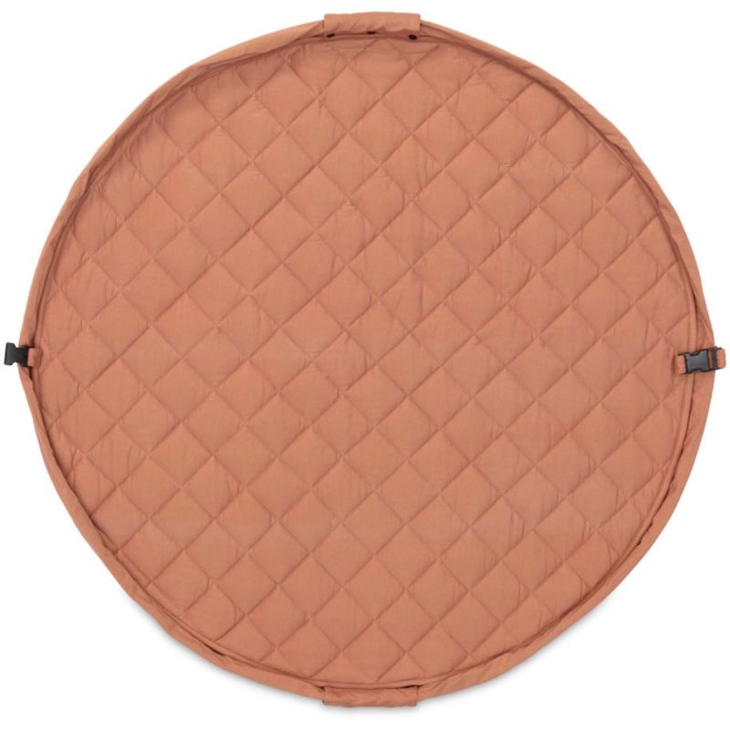 Tapis de jeu 2 en 1 Noomad Organic Soft Tawny Brown Play&Go Produit ouvert 4