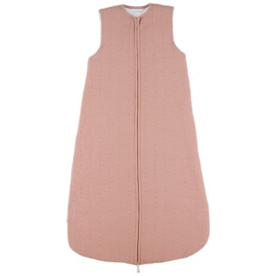 Gigoteuse légère en mousseline bio Rose (100 cm)