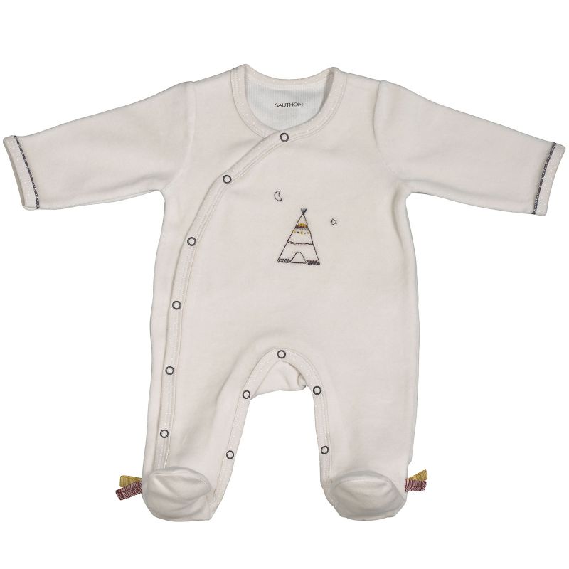 Pyjama chaud Timouki beige (3 mois) Sauthon
