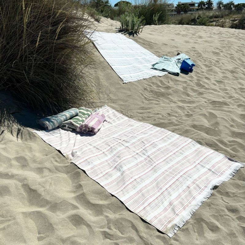 Fouta Parme (100 x 180 cm) L'oiseau bateau Ambiance 4