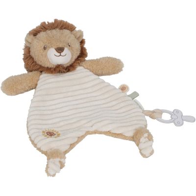 Doudou attache sucette Lion Safari Friends Little Dutch