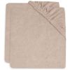 Lot de 2 housses de matelas à langer en éponge Wild Rose (75 x 85 cm) Jollein Produit 1