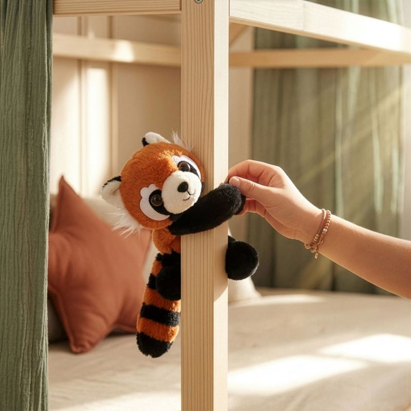Bracelet PODCOLL Slap Panda Roux Histoire d'Ours Ambiance 3