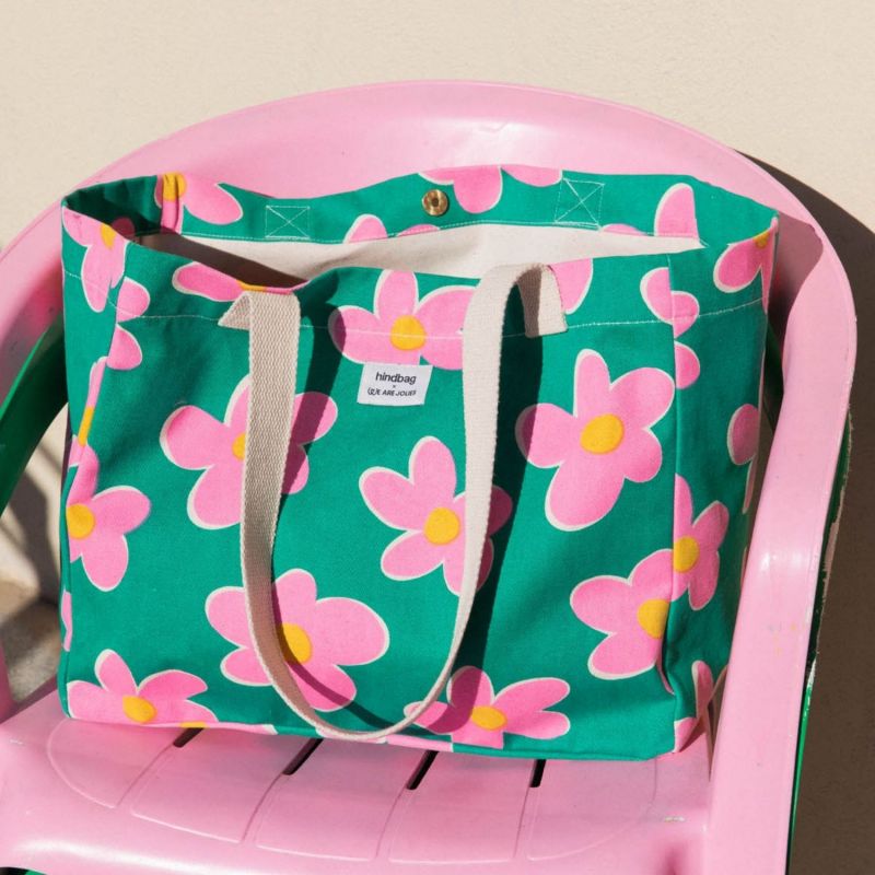 Sac cabas Claude Big Flowers Hindbag x We Are Jolies Hindbag Ambiance 2