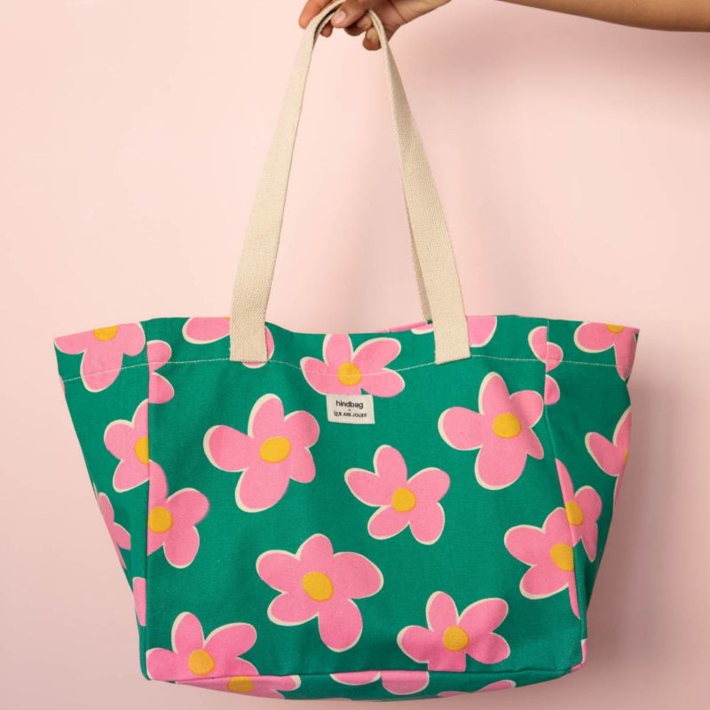 Sac cabas Claude Big Flowers Hindbag x We Are Jolies Hindbag Ambiance 7
