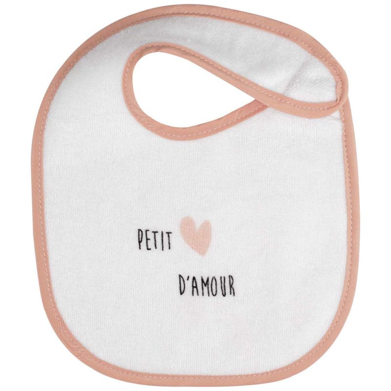 Lot de 6 bavoirs premier âge Cœurs Trois Kilos Sept Produit 3