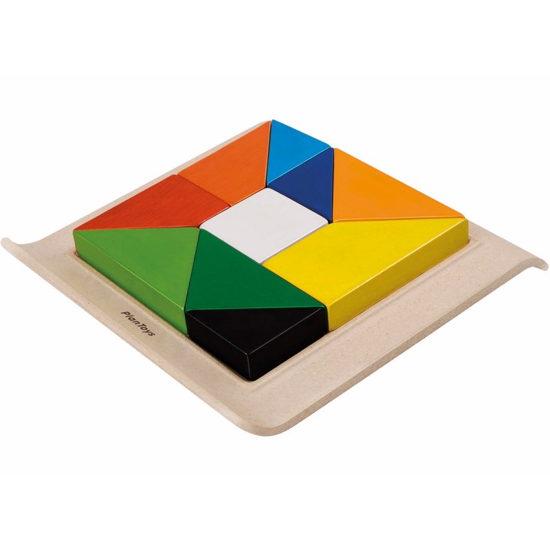 Puzzle à encastrement twist (10 pièces) Plan Toys