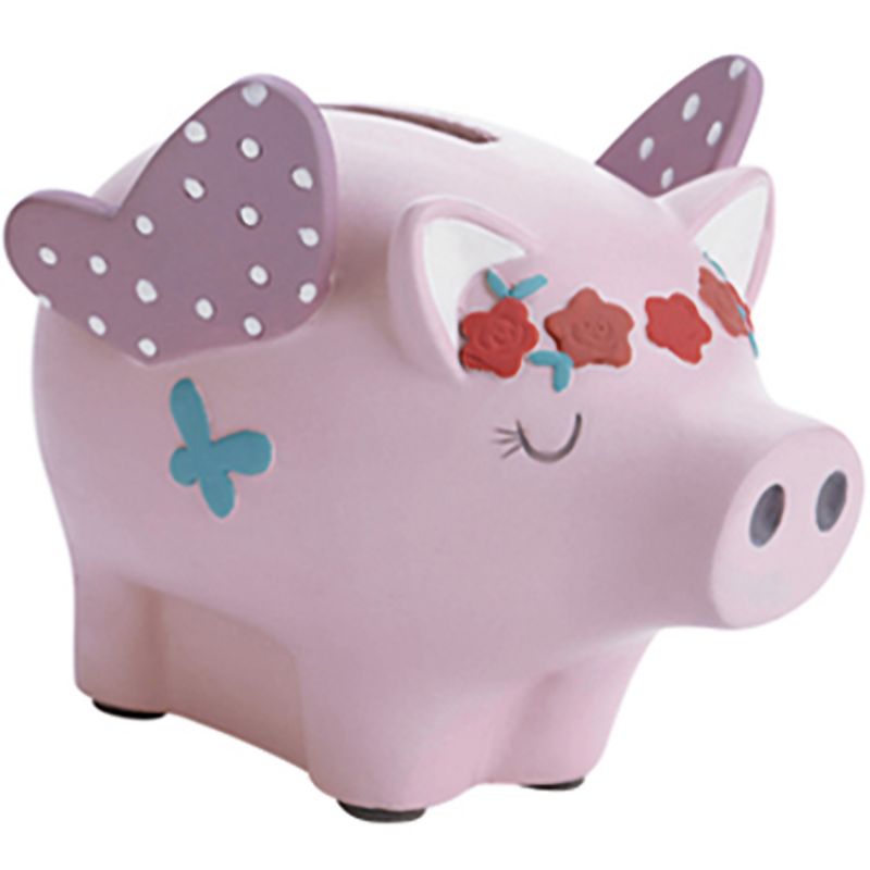 Tirelire cochon rose clair (9 x 12 cm) Amadeus Les Petits