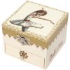 Boîte à bijoux musicale cube phosphorescente Ballerina - Trousselier